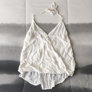 Abercrombie & Fitch Mock-Wrap Halter
